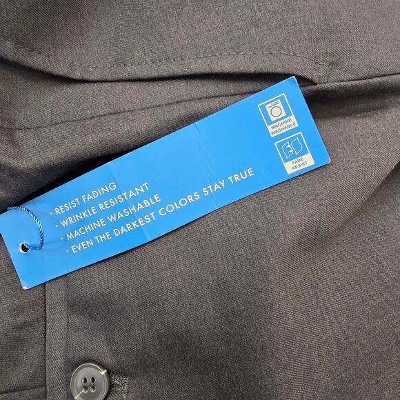 NEW Sean Alexander Skinny Fit Charcoal Gray Dress Pants 34 - Picture 6 of 6